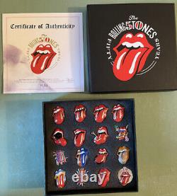 The Rolling5t0nes Fifty Years THE ROLLING STONES PINS BOX NUMBERED RARE WATTS