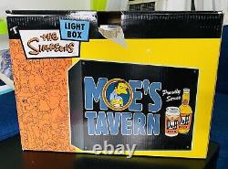 The Simpsons Moes Tavern Duff Beer Light Box Rare 2004 18X14X4
