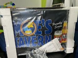 The Simpsons Moes Tavern Duff Beer Light Box Rare 2004 18X14X4