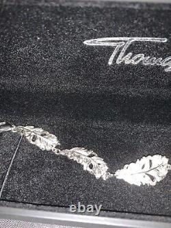 Thomas sabo rare feather bracelet new and retired sterling silver Boxed Ribbon