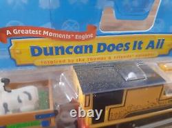 Tomy thomas trackmaster hit toy duncan does it all brand new boxed rare 2007