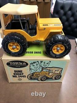 Tonka 1970-71 No. 2445 Jeep Dune Buggy Rare Yellow In Box Super Nice