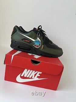 UK Size 8.5- Air Max 90 UNDEFEATED Custom Painted RARE Collectors Piece 1 of 1