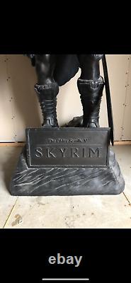 ULTRA RARE Official Bethesda 7ft Full Sized Skyrim Statue BRAND NEW IN BOX BNIB