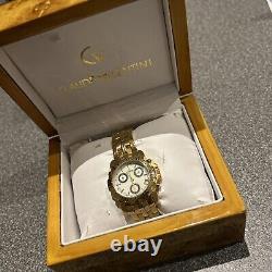 Ultra Rare Claude Valentini Milenium Edition 18K GP Swiss Ladies Watch New Boxed