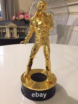 V. RARE Elvis Gold Statue Comeback Special ONLY 8000 MADE BRAND NEW BOXED &COA