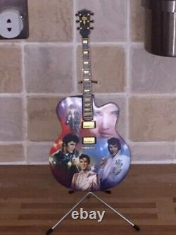 V. RARE Elvis Light Up Guitar'Rockin' Through the Years BRAND NEW BOXED