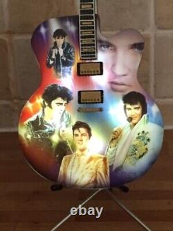 V. RARE Elvis Light Up Guitar'Rockin' Through the Years BRAND NEW BOXED