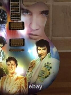 V. RARE Elvis Light Up Guitar'Rockin' Through the Years BRAND NEW BOXED