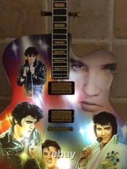 V. RARE Elvis Light Up Guitar'Rockin' Through the Years BRAND NEW BOXED