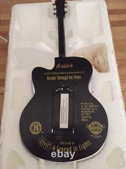 V. RARE Elvis Light Up Guitar'Rockin' Through the Years BRAND NEW BOXED