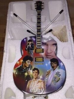 V. RARE Elvis Light Up Guitar'Rockin' Through the Years BRAND NEW BOXED