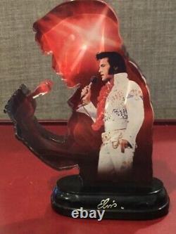 V. RARE Elvis Perspex Ornament'A Night in Hawaii' BRAND NEW BOXED