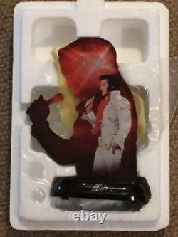 V. RARE Elvis Perspex Ornament'A Night in Hawaii' BRAND NEW BOXED