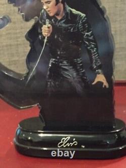 V. RARE Elvis Perspex Ornament'King of Rock'n Roll' BRAND NEW BOXED