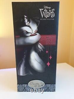 VERY Rare NEW Disney Tradition'cruella Devil -fur Lined Dival13 Boxed 15+ bag