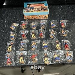 VINTAGE TIMPO COWBOY RARE. FULL COUNTER BOX 24 In Sealed Original Slips/boxed