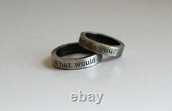 Very Rare Collectible Twilight Saga New Moon Without You 2 Piece Ring Set In Box