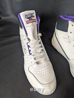 Vintage 1980s Hi-Tec Conquest Trainers Size UK 9 Boxed New Rare Deadstock