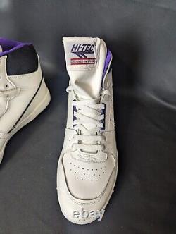 Vintage 1980s Hi-Tec Conquest Trainers Size UK 9 Boxed New Rare Deadstock