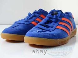Vintage Adidas Trainers Rare Hamburg Originals Royal Blue/orange Uk 7 New Boxed