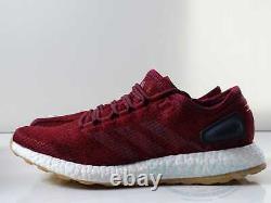 Vintage Adidas Trainers Rare Pure Boost Running Red/black/white Uk 7 New Boxed