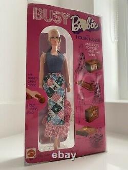 Vintage Busy Barbie 1971 NRFB Beautiful RARE