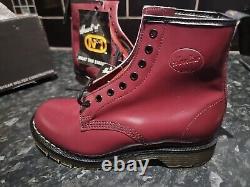 Vintage New & boxed Hawkins Northampton No 1 Boots unisex ox blood red, Very Rare