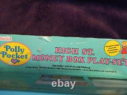 Vintage Polly Pocket High Street Money Box'NEW' MINT IN BOX SO RARE 1989