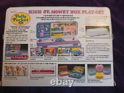 Vintage Polly Pocket High Street Money Box'NEW' MINT IN BOX SO RARE 1989