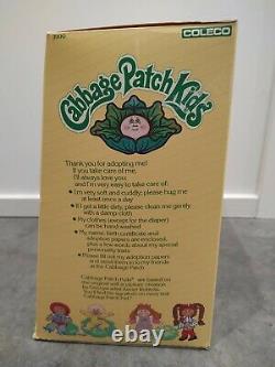 Vintage Rare 1985 Cabbage Patch Kid Doll Collectors New in Box