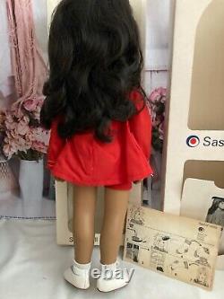 Vintage Sasha Doll in Box 16 Rare Brand New in Box! Brunette in Red Dress. N