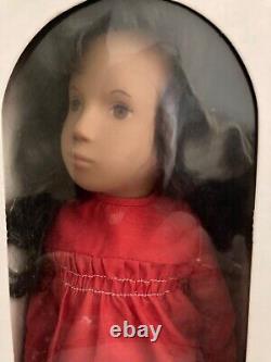 Vintage Sasha Doll in Box 16 Rare Brand New in Box! Brunette in Red Dress. N