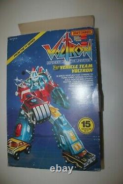 Voltron DX Dairugger XV Vehicle Team 1985 Matchbox Complete with Box Rare