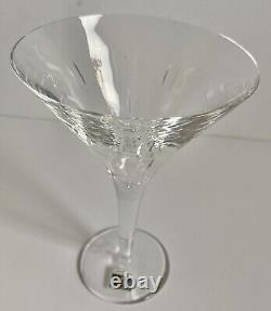WATERFORD CRYSTAL MARTINI GLASSES x2 JOHN ROCHA INCLINE REED RARE NEW BOXED