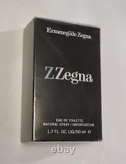 Z ZEGNA ERMENEGILDO Eau de Toilette 50ml SPRAY (BRAND NEW SEALED BOXED) RARE