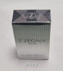 Z ZEGNA MILAN Eau de Toilette 50ml SPRAY (BRAND NEW SEALED BOXED) RARE