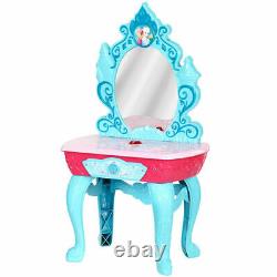 \uD83D\uDD25Disney Frozen Crystal Kingdom Vanity Table Unit New & Boxed RARE