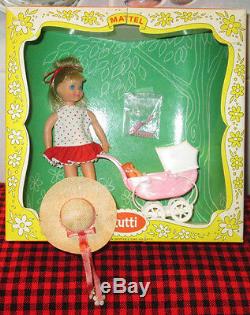 1966 Tres Rare Barbie Vtg. Tuttiboxed Setwalkin`my Dolly! 3552complete + Mint