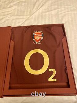 2005-06 Arsenal Highbury Accueil Limited Edition Boxed Shirt Extrêmement Rare Nike