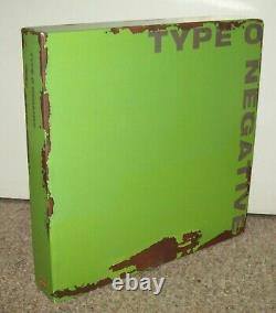2011 Type O Aucun Plus Négatif Boîte D'enregistrement Set Nouveau Rare 1000 Faite Vert Vinyl Lp