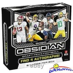 2020 Panini Obsidian Draft Picks Football Factory Scellé Hobby Box-4 Autos! Rare