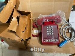 2565 Hk Red In Box Old Phone Bell System Western Electric Rare Old