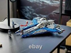 75316 Lego Star Wars Rare Mandalorian Starfighter Nouvel Âge 9+