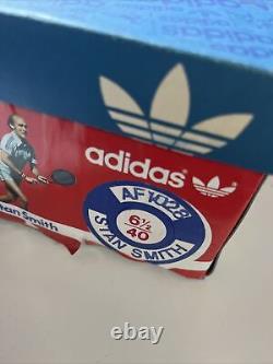 Adidas 1981 Stan Smith Trainers Uk 6.5, Mint In Original Box + Réception, Rare