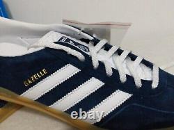 Adidas Gazelle Indoor Rare Trainers Vintage 2014 Hommes Taille Uk 10,5 # Aucun Couvercle De Boîte