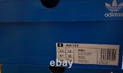 Adidas Originals MUNCHEN Baskets Edge Bleu-UK 12 Sneakers-Neuves-100% Authentiques-Rares