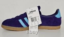 Adidas Trimm Star UK 9 Q22154 Tout neuf avec étiquette OG Box Rare Violet Bleu