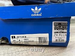 Adidas ZX Flux Noir Cuivre Métallique Taille 9 UK W NEUVE ÉTIQUETTES RETIRÉES RARE