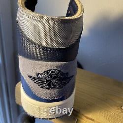 Air Jordan 1 MID Se Craft Homme Chaussures Taille Uk 10 Rare Lueur Dans Le Noir Blue Navy